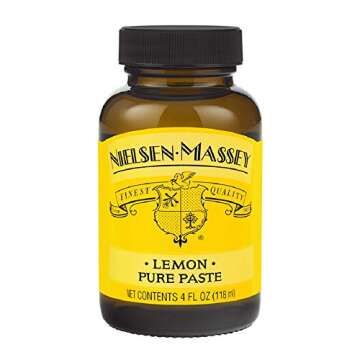 Nielsen-Massey Pure Lemon Paste for Baking and Cooking, 4 Ounce Jar