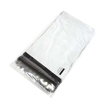 PACKZON Poly Mailers Shipping Envelopes Bags Self Sealing White 2 mil (6" x 9", 100)