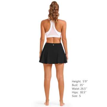 Stelle Women's High Waisted Skorts for Sports