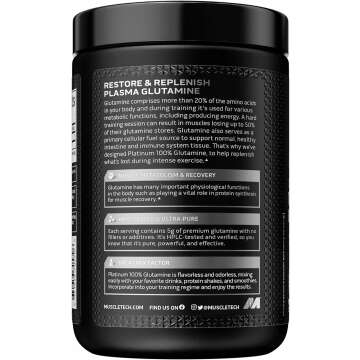 Pure L-Glutamine Powder for Muscle Recovery