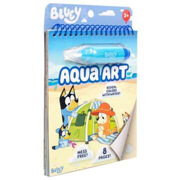 Horizon Group Bluey Aqua Art - Mess-Free Drawing Fun