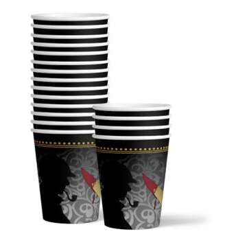 Murder Mystery Themed Party Supplies - Adult Birthday Supplies - Tableware Set Includes Plates Napkins Cups - Kit for 16