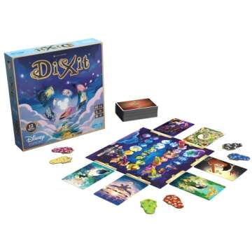 Dixit Disney Edition Storytelling Board Game - Fun Family Game Night, Creative Play for Ages 8+, 3-6 Players, 30 Minute Playtime by Libellud