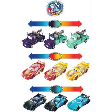 Cars Color Changer 3-Pack Toys for Kids