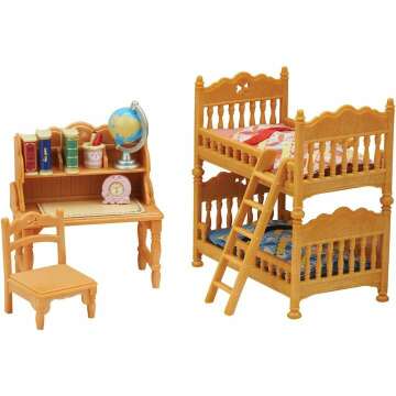 Charming Calico Critters Children's Bedroom Set - Cozy & Fun