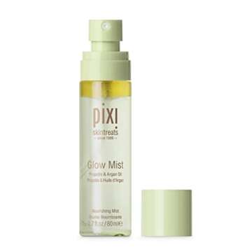 Pixi Beauty Glow Mist | All-Over Mist For Luminous Complexion | Set & Refresh Makeup | Hydrate Skin With 21 Natural Oils | 2.70 Fl Oz