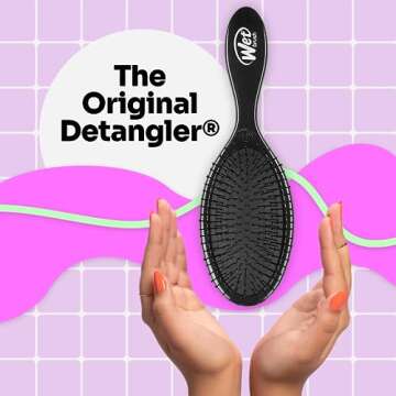 Wet Brush Original Detangler Hair Brush, Amazon Exclusive Aqua- Ultra-Soft IntelliFlex Bristles-Detangling Hairbrush Glides Through Tangles For All Hair Types (Wet Dry & Damaged Hair) - Women & Men