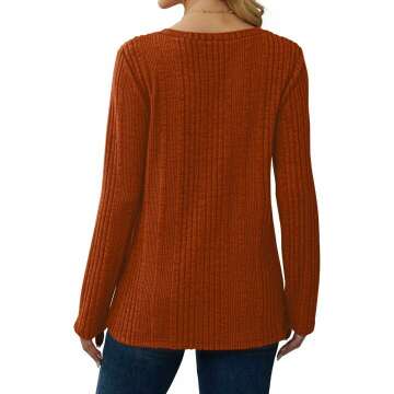 Womens Long Sleeve Tunics & Sweaters Fashion 2024