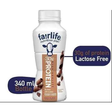 Fairlife Nutrition Plan High Protein Chocolate 30g Shake, Gelatin Free, 11.5fl.oz, 12 Pack