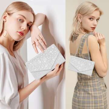 Sparkle with CurvChic Rhinestone Evening Clutch