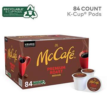 McCafe Premium Roast, Single-Serve Keurig K-Cup Pods, Medium Roast Coffee Pods Pods, 84 Count