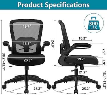 FelixKing Ergonomic Office Chair with Adjustable Lumbar Support