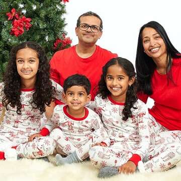 Family Matching Holiday Pajamas for Everyone