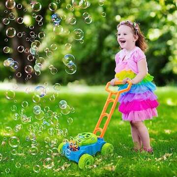 Fun Lydaz Bubble Lawn Mower Toy for Toddlers 1-3 Years