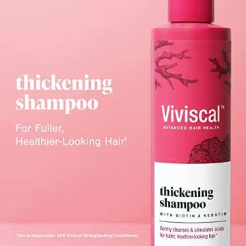 Viviscal Thickening Shampoo - Enhance Hair Volume with Biotin & Keratin