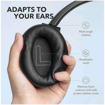 Soundcore Life Q20 Noise Cancelling Headphones Renewed