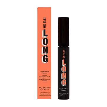 Elizabeth Mott - It's So Long Lengthening Mascara (Black) and Queen of the Fill Clear Sculpting Brow Gel (2-Pack Bundle)