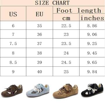 goisuzro Leopard Sneakers for Women Urban Sport Running Shoes Comfortable Fashion Walking Shoes Leopard Print Sneakers (Brown, Adult, Women, 6, Numeric, US Footwear Size System, Medium)