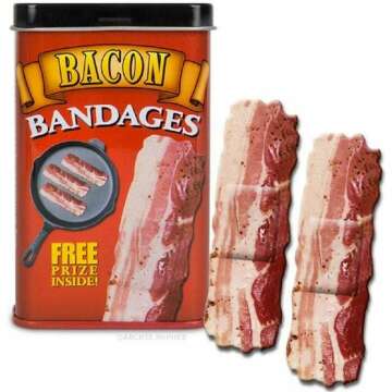 Bacon Strips Bandages for Quirky First Aid Fun