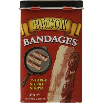 Bacon Strips Bandages for Quirky First Aid Fun