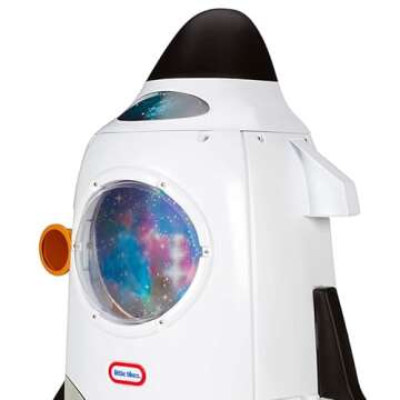 Little Tikes Adventure Rocket Realistic Space Astronaut Pretend Role Play for Kids, Boys, Girls, 2-6 Years Old, 40 x 18 x 18 inches