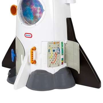 Little Tikes Adventure Rocket Realistic Space Astronaut Pretend Role Play for Kids, Boys, Girls, 2-6 Years Old, 40 x 18 x 18 inches