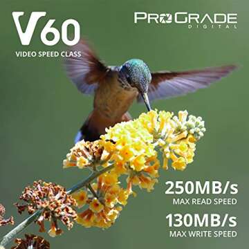 Prograde Digital SD UHS-II 64GB Card V60 –Up to 130MB/s Write Speed and 250 MB/s Read Speed | for Professional Vloggers, Filmmakers, Photographers & Content Curators