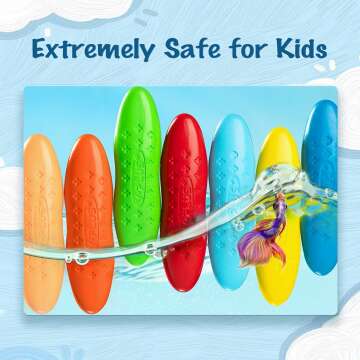 YPLUS Peanut Crayons for Kids - 24 Colors Non-Toxic