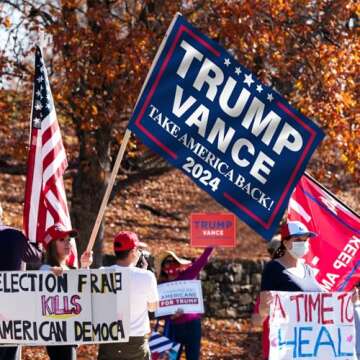 Trump Vance 2024 Flag, 3x5 Ft Trump Flag Outdoor Indoor, Trump JD Vance Take America Back Banner, Polyester Material Vivid Color, President Election Patriotic Flags, Garden Decor for Outside