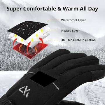 AKASO Heated Gloves