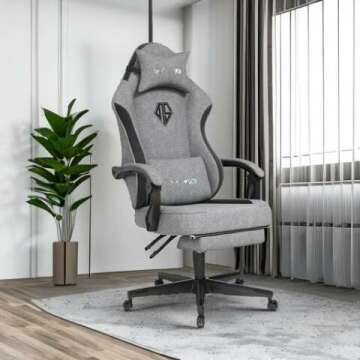 SITMOD Gaming Chairs with Footrest for Ultimate Comfort