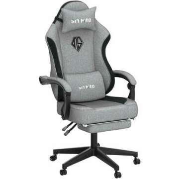 SITMOD Gaming Chairs with Footrest for Ultimate Comfort