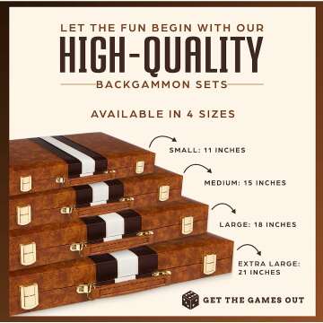 Backgammon Set - Classic Board Game