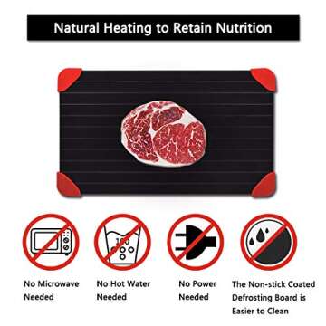 Rapid Defrosting Tray - Safe Thawing for Frozen Meat