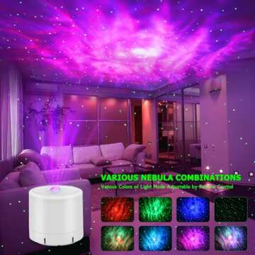 Star Projector with Remote for Bedrooms and Parties