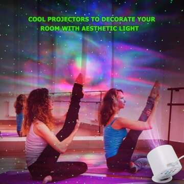 Star Projector with Remote for Bedrooms and Parties