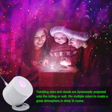 Star Projector with Remote for Bedrooms and Parties