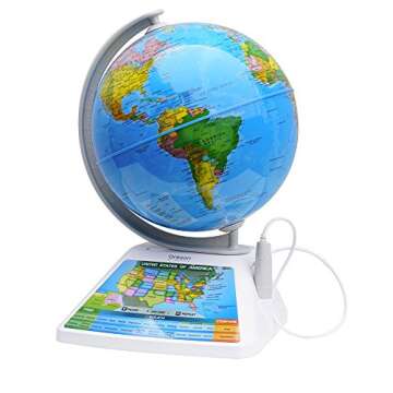 Oregon Scientific SG268R Smart Globe Adventure AR Educational World Geography Kids - Learning Toy