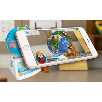 Oregon Scientific SG268R Smart Globe Adventure AR Educational World Geography Kids - Learning Toy