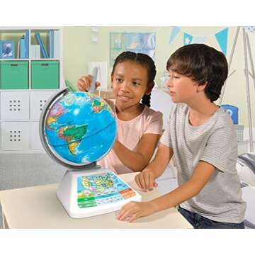 Oregon Scientific SG268R Smart Globe Adventure AR Educational World Geography Kids - Learning Toy