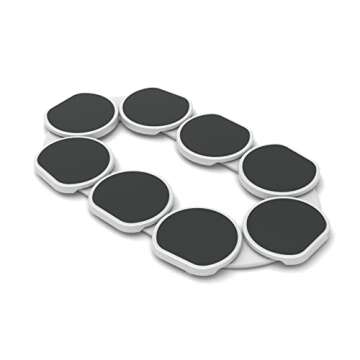 Original Dark Gray - The Lazy Susan Revolution - The First Patented Lazy Susan Turntable Expandable for Rectangular & Oblong Tables - Kitchen & Dining Tables - Great Gift! Parties & Gatherings