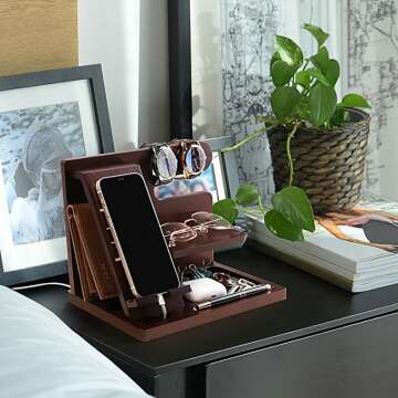 Personalized Wood Phone Dock