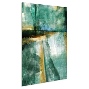 Empire Art Direct Ireland I Ready to Hang,Living Room,Bedroom ＆ Office, 48" x 32" x 0.2", Green