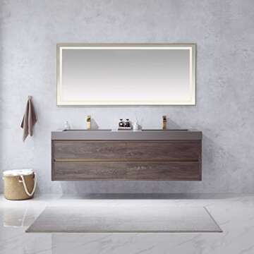 VINNOVA Palencia Bathroom Vanity, North Carolina Oak