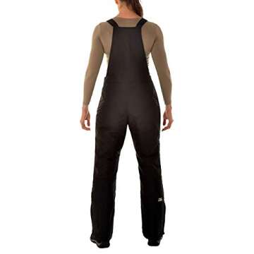 Arctix Women's Essential Insulated Bib Overalls, Black, Large