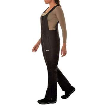 Arctix Women's Essential Insulated Bib Overalls, Black, Large