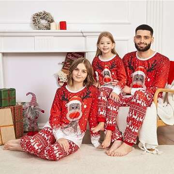 Neufigr Family Christmas Pajamas Matching Sets for Festive Fun