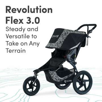 BOB Revolution Flex 3.0 Jogging Stroller - Lunar