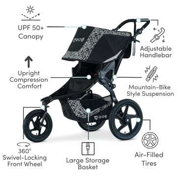 BOB Revolution Flex 3.0 Jogging Stroller - Lunar