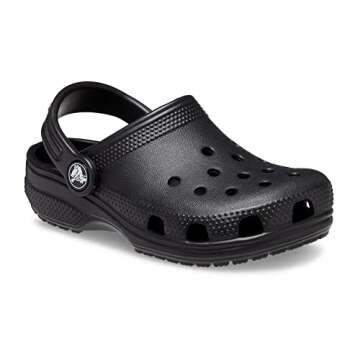 Buy Crocs Kids' Classic Clog in Black - Size 4